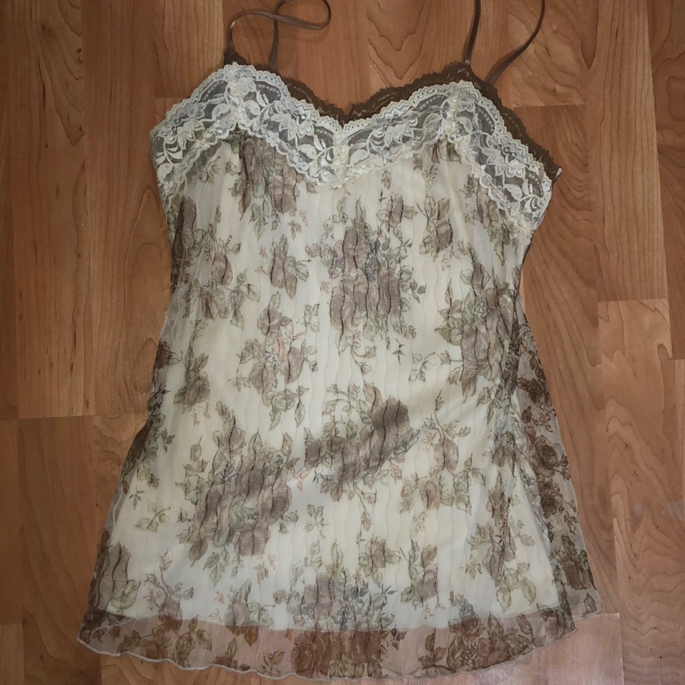 Floral tank top